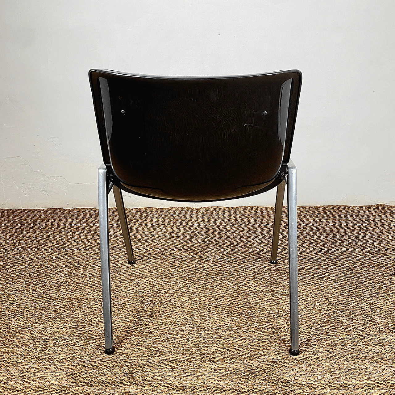 Black Modus chair by Osvaldo Borsani for Tecno, 1970s 7