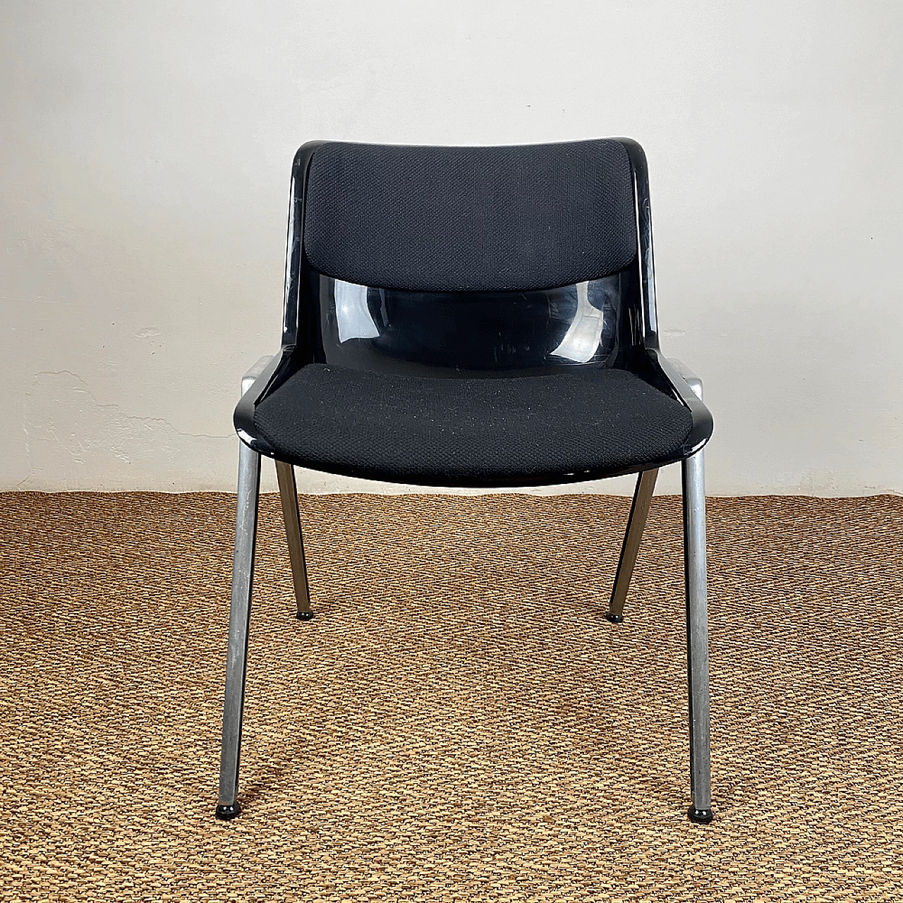 Black Modus chair by Osvaldo Borsani for Tecno, 1970s 11