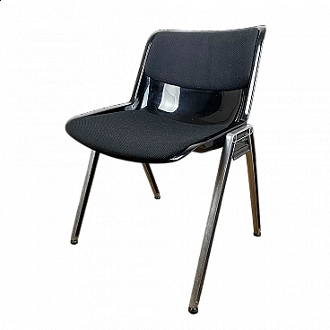 Black Modus chair by Osvaldo Borsani for Tecno, 1970s