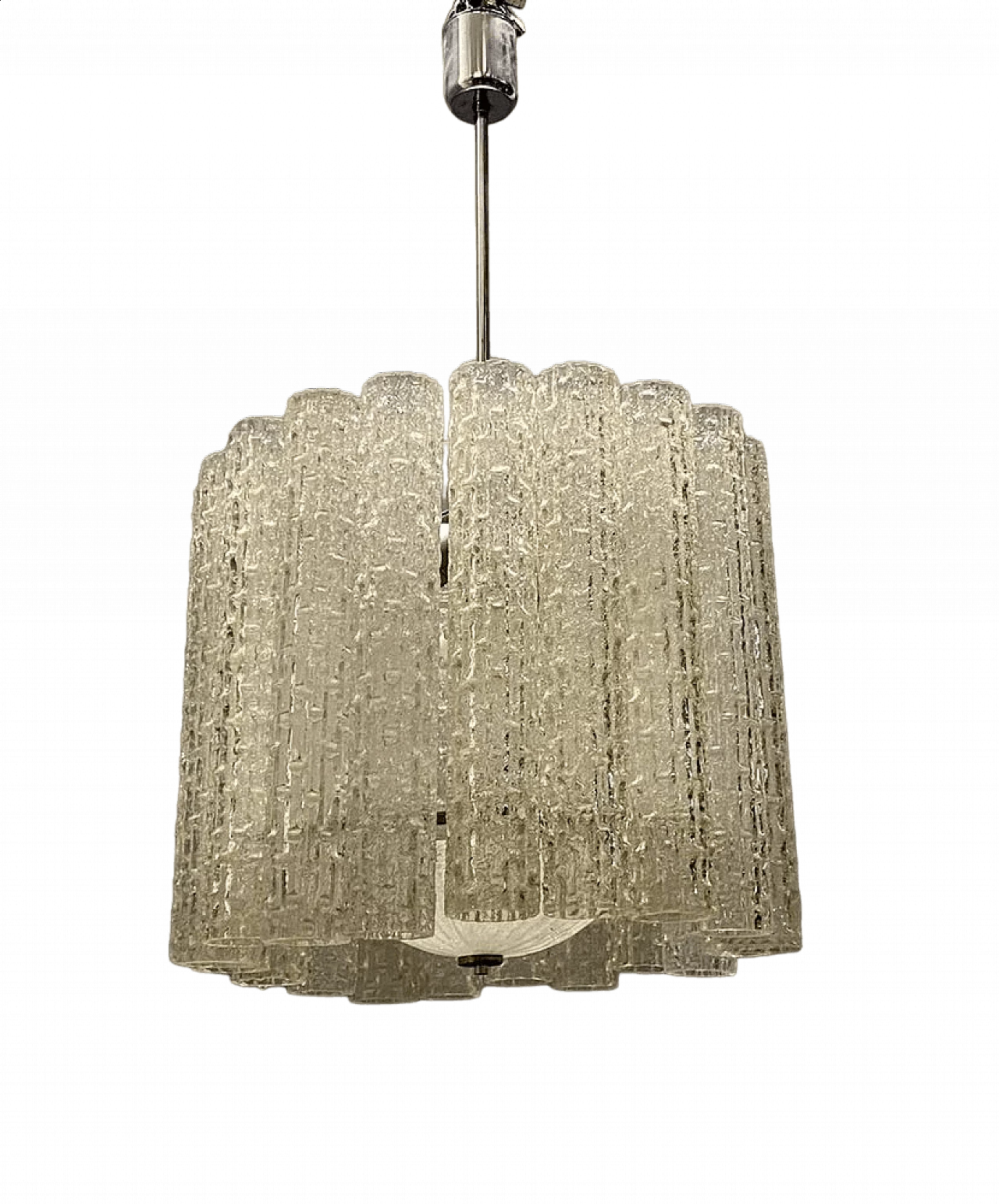 Lampadario in vetro di Murano di Toni Zuccheri, anni '70 11