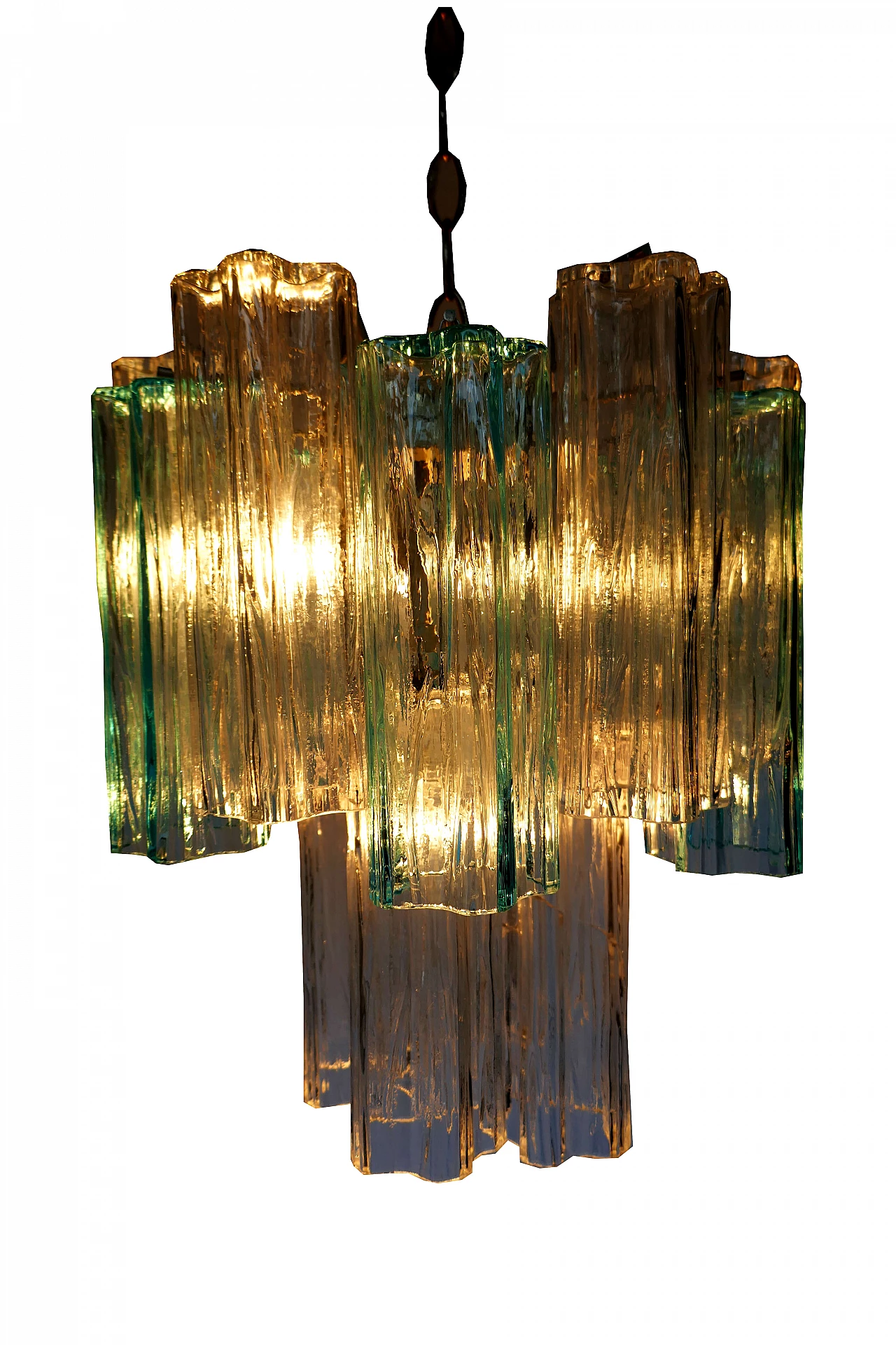 Tronchi glass chandelier for Venini, 1960s 6