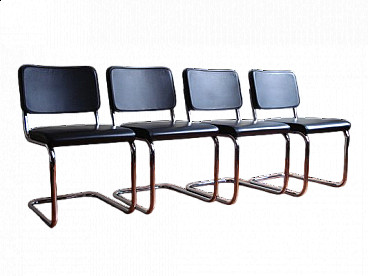 4 S32 PV cantilever chairs by Marcel Breuer for Thonet, 1930s