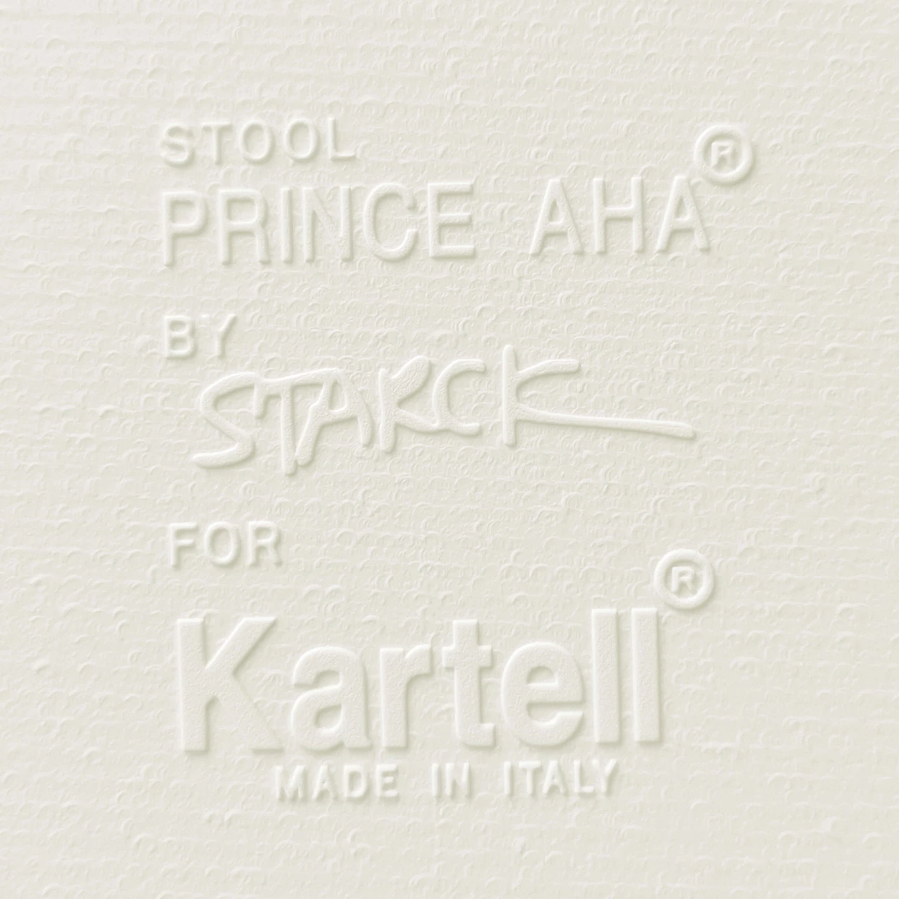 Coppia di sgabelli Prince Aha di Philippe Starck per Kartell, anni '90 4