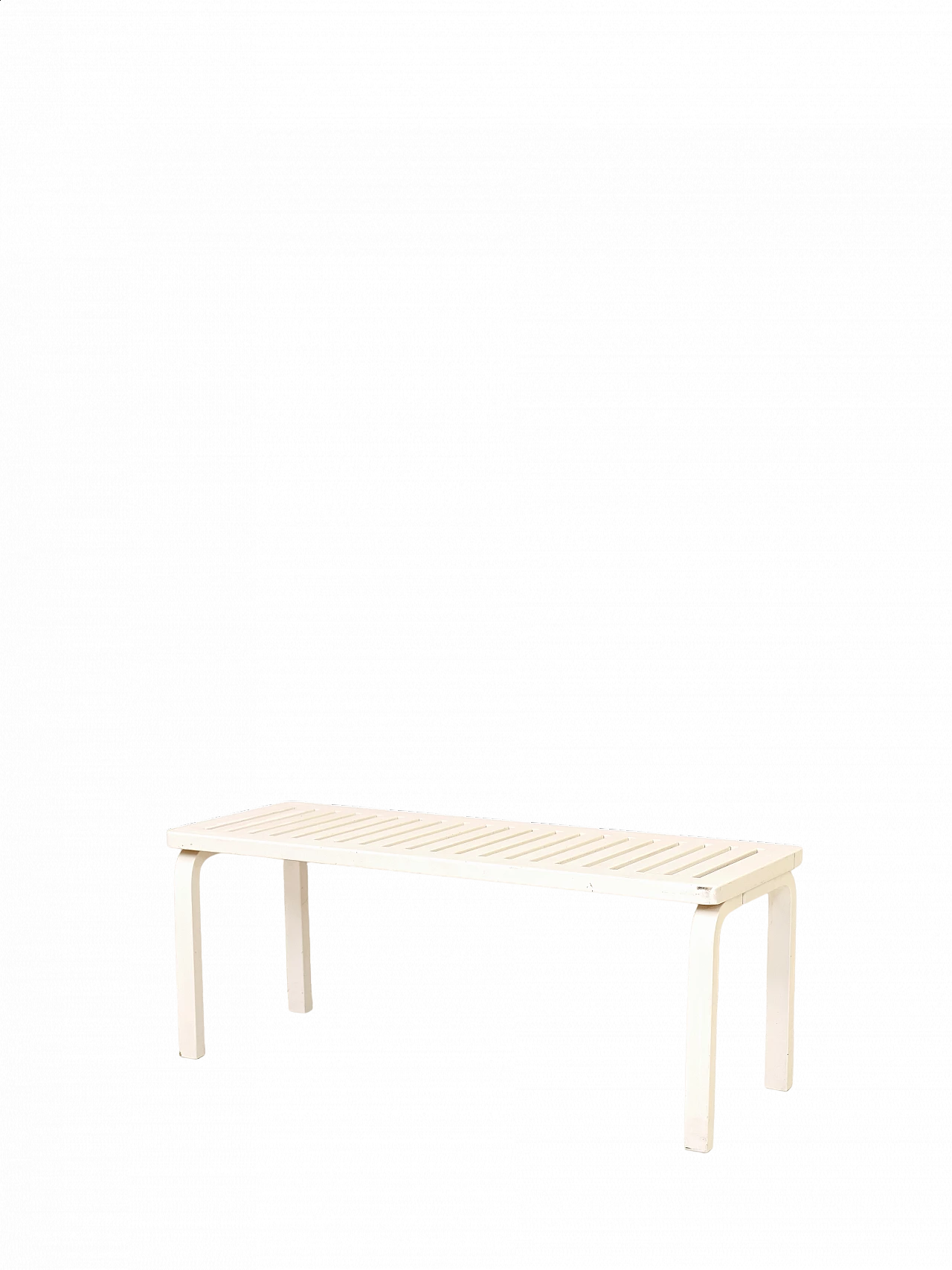 153A solid birch bench by Alvar Aalto for Artek, 1960s 9