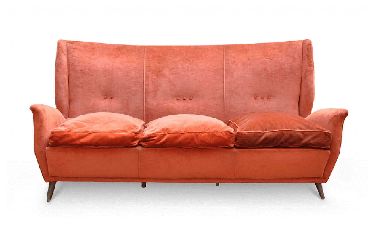 Three-seater sofa attributed to Gio Ponti, 1950s 1