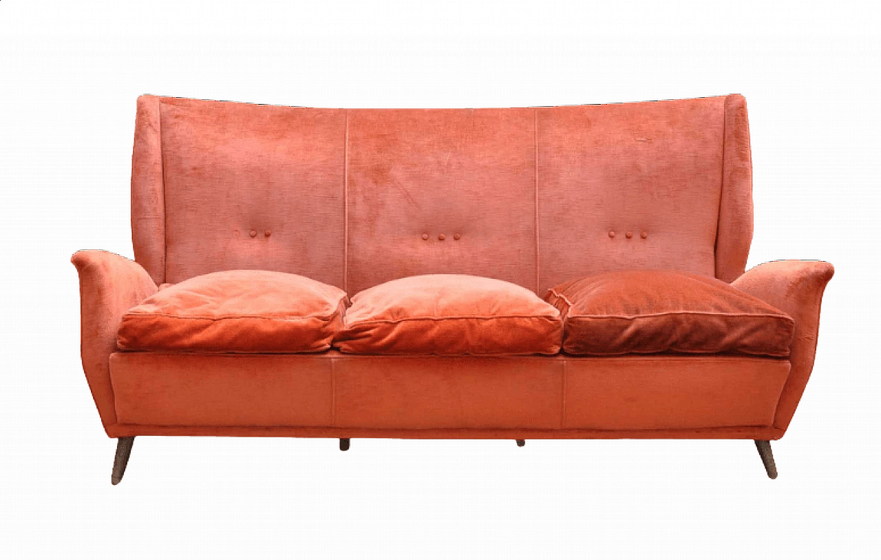 Three-seater sofa attributed to Gio Ponti, 1950s 5
