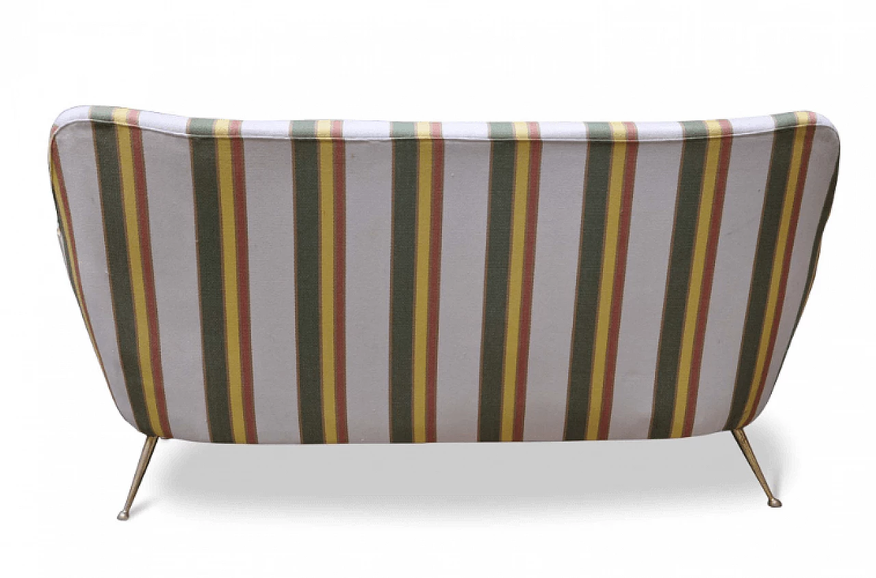 Striped sofa attributed to Gio Ponti, 1950s 5