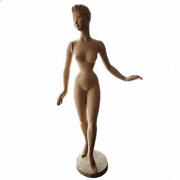 Manichino francese in gesso per Siegel, anni '40