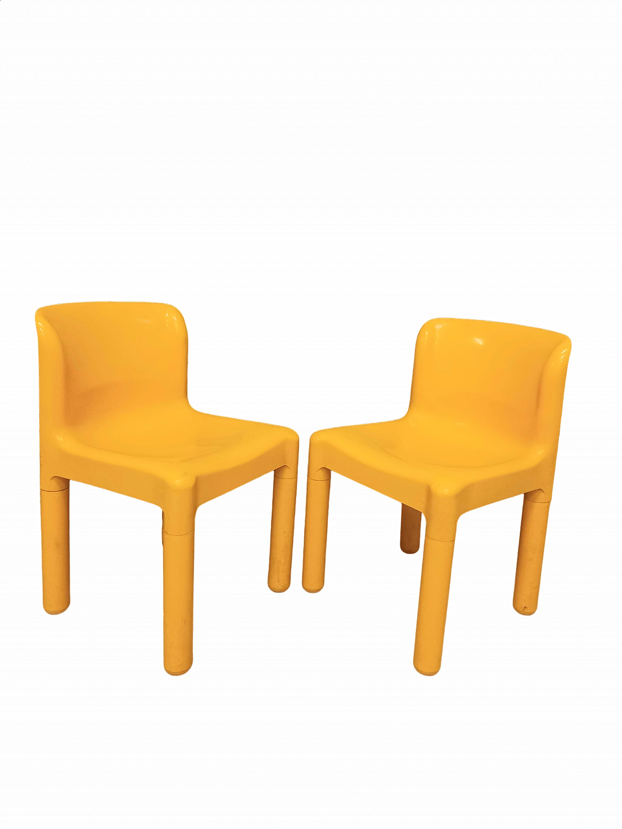 Pair of chairs 4875 by Carlo Bartoli for Kartell, 1970s intOndo