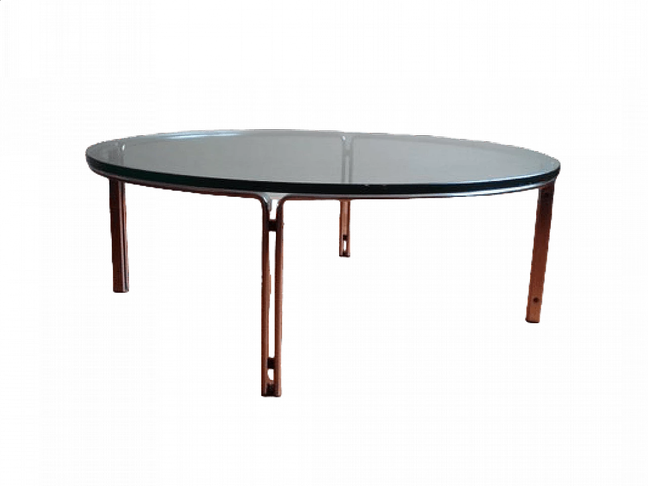 Steel and glass side table by Horst Brüning for Kill International, 1960s 10