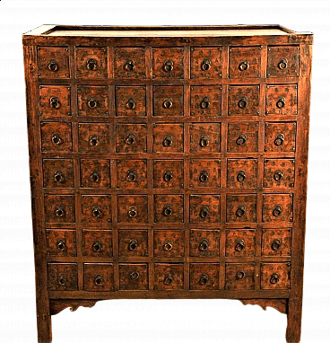 Cassettiera in legno di origine cinese, '800