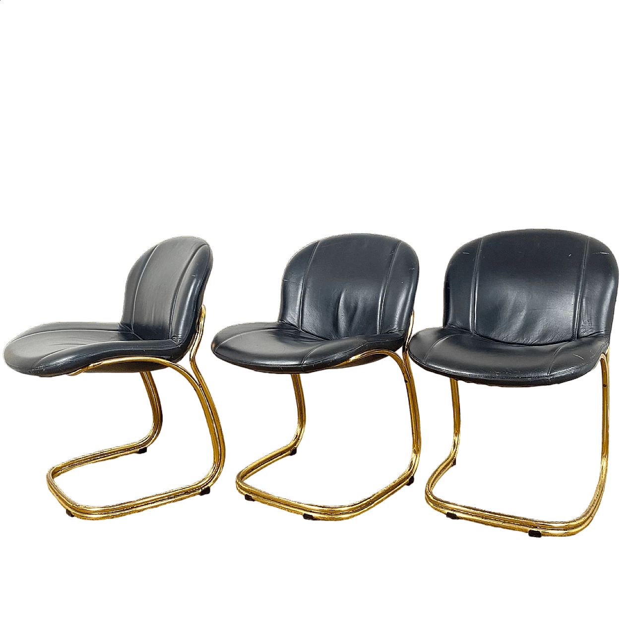 3 Sabrina chairs by Giorgio Rinaldi for Rima, 1970s 11