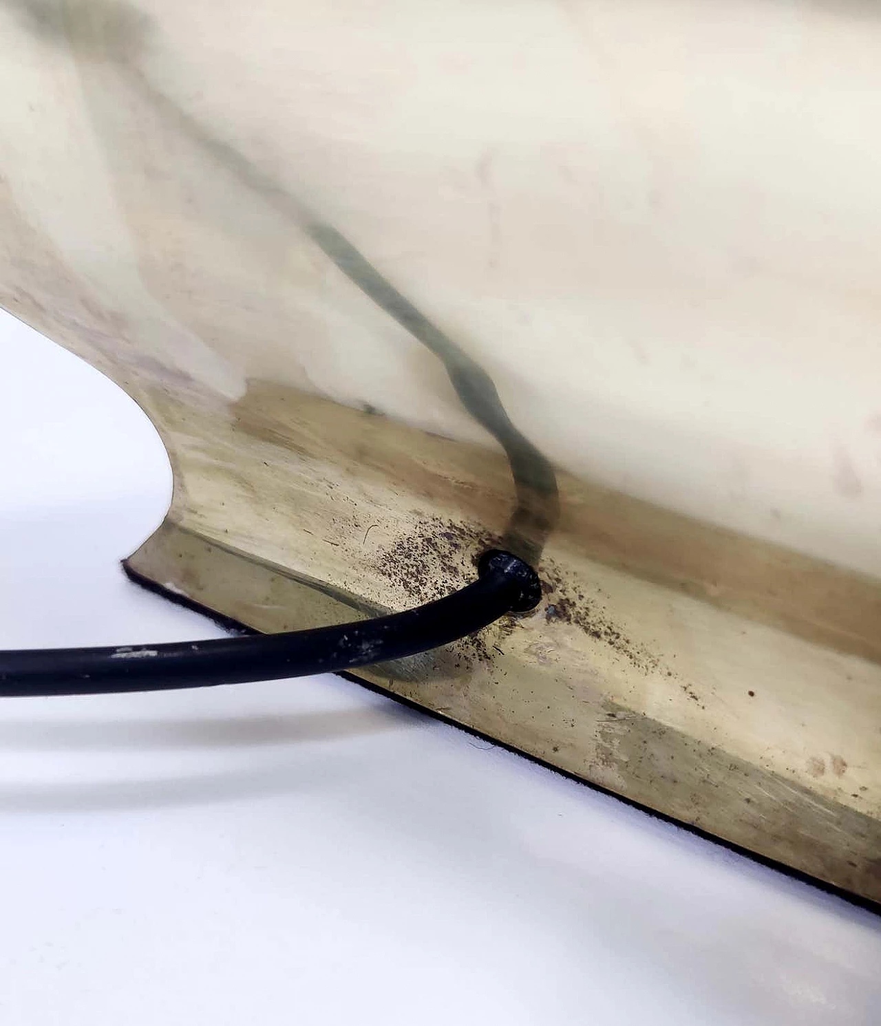 Coppia di lampade da tavolo in ottone di Montagna Grillo e Tonello, anni '70 6