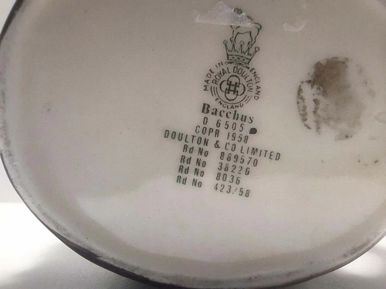 Boccale in ceramica Bacchus di Royal Doulton, 1958 1