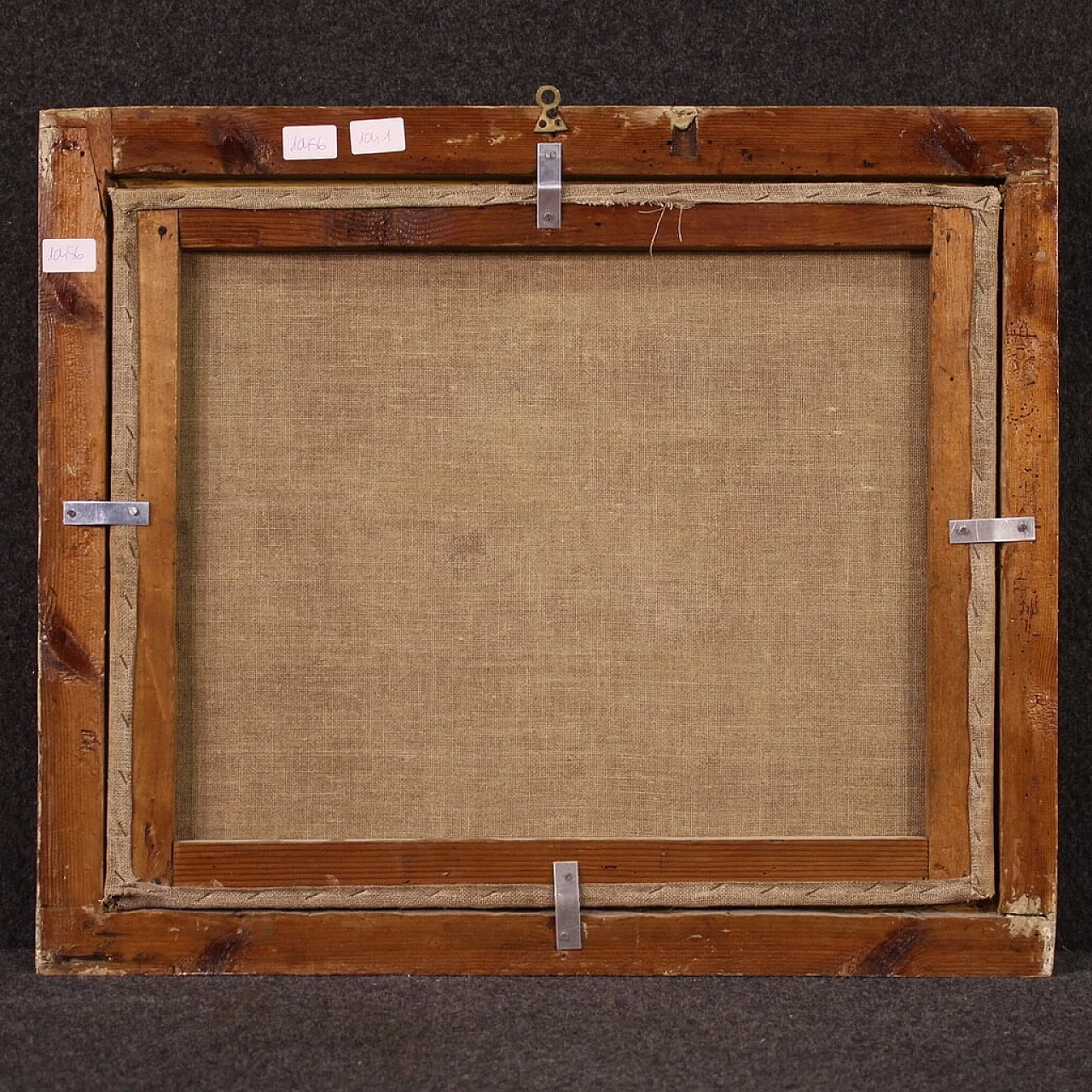 Pastoral scene with cart, oil on canvas, 18th century 12