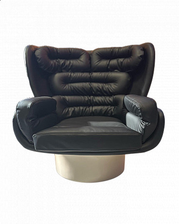 Elda leather armchair by Joe Colombo for Comfort, 1970s