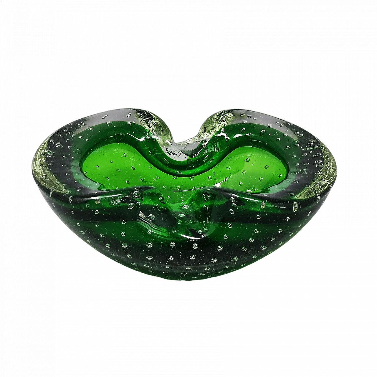 Submerged Murano glass ashtray by Flavio Poli for Seguso, 1960s 8