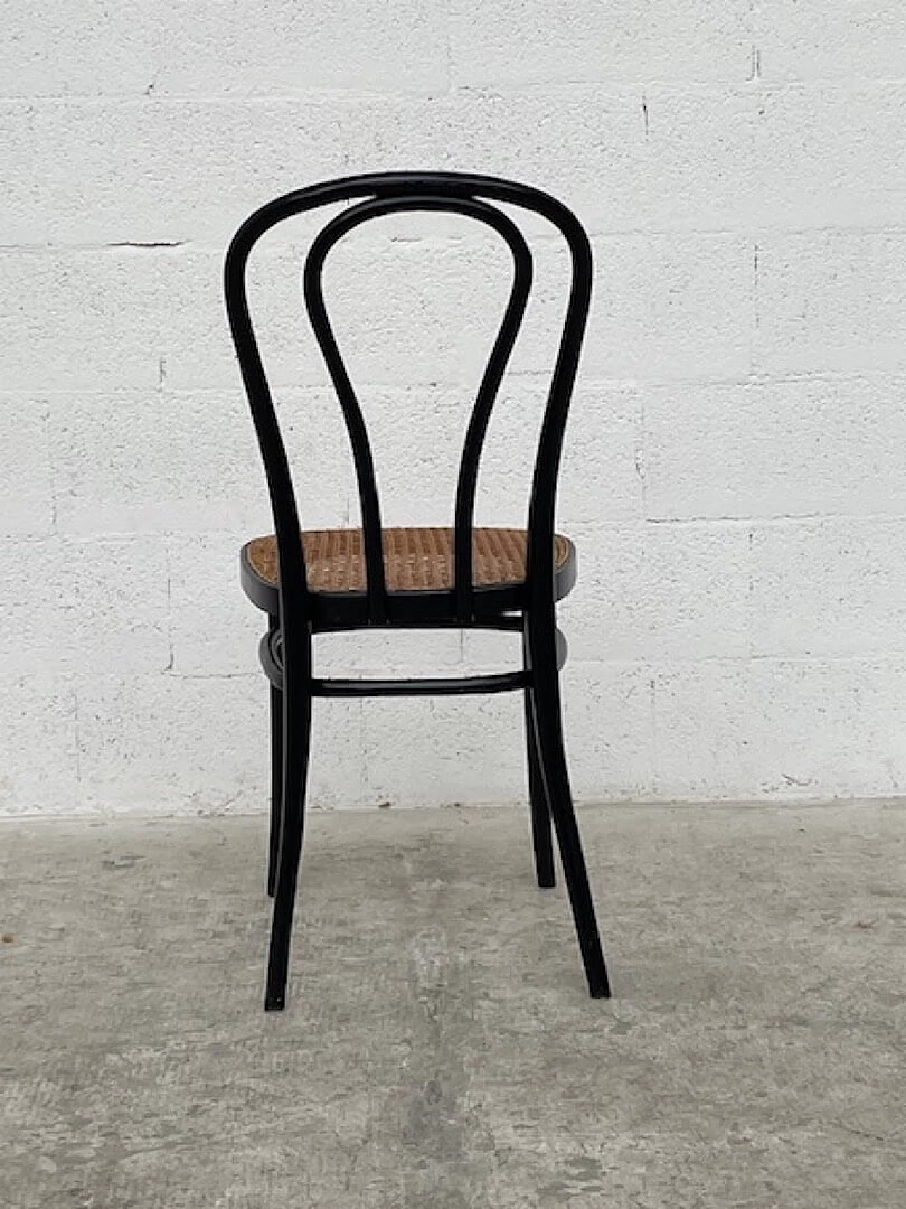 Sedia Thonet 243711 in faggio e paglia di Vienna per Herbatschek, anni '60 7