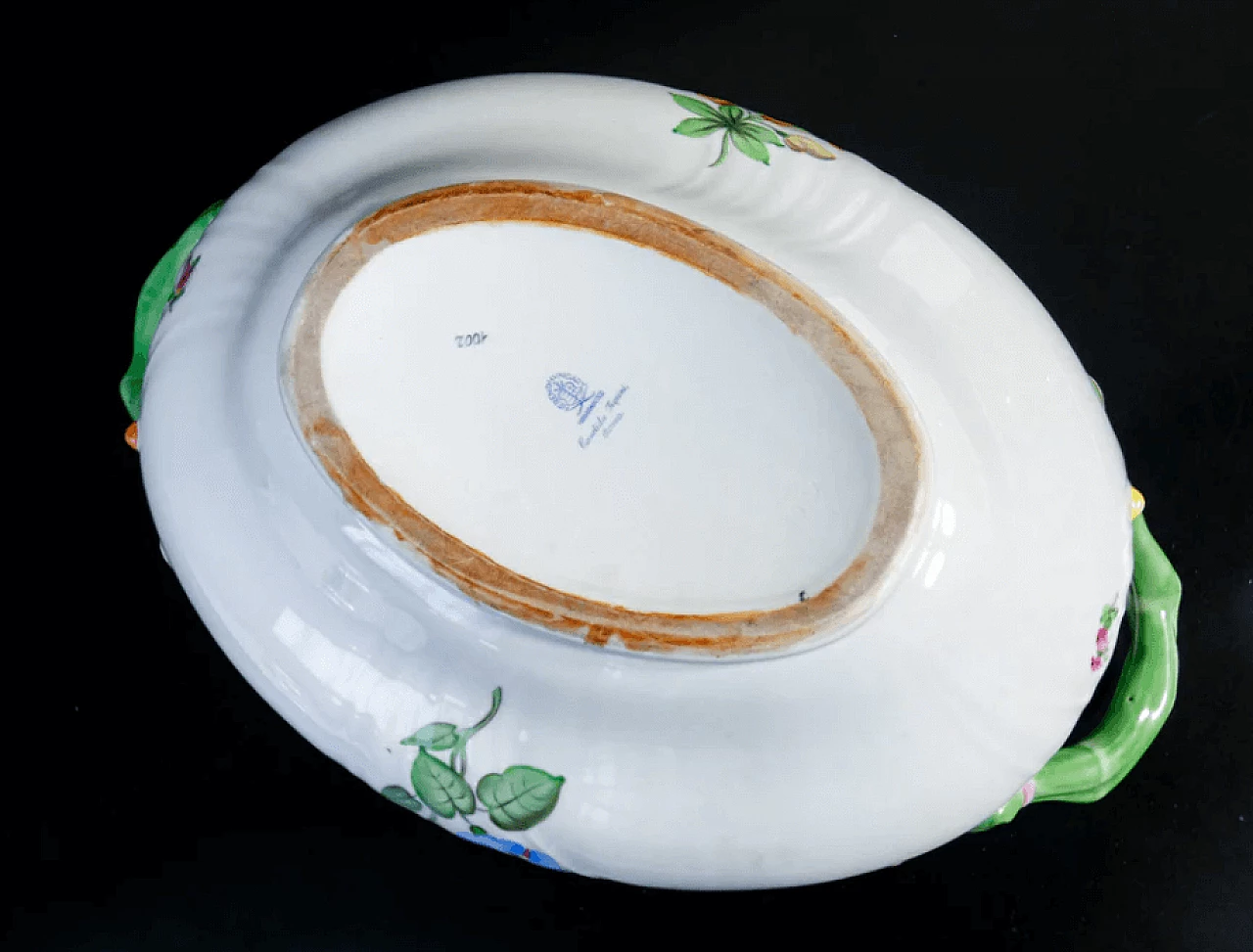 Zuppiera in porcellana di Herend per Candida Tupini, anni '60 7