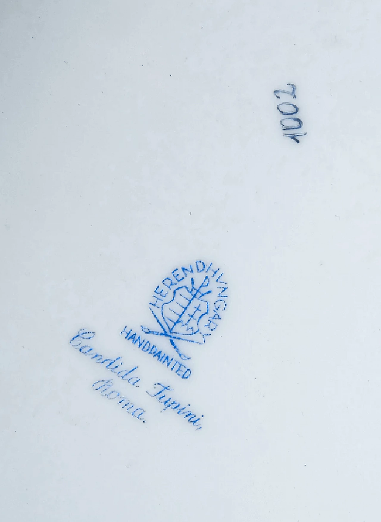 Zuppiera in porcellana di Herend per Candida Tupini, anni '60 8