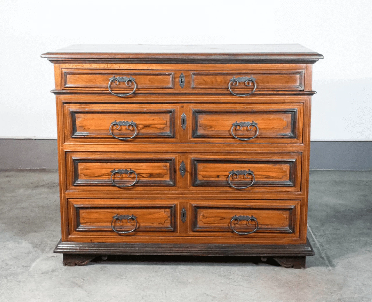 Comò canterano Luigi XIV in legno, '700 1