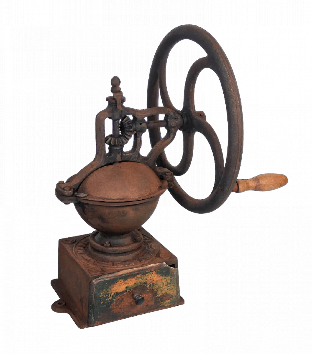 Macinino a volano in ghisa di Bartolomeo Trucchetti, '800 6