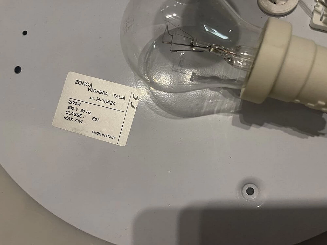 Plafoniera in vetro di Murano giallo e trasparente di Zonca, anni '70 5