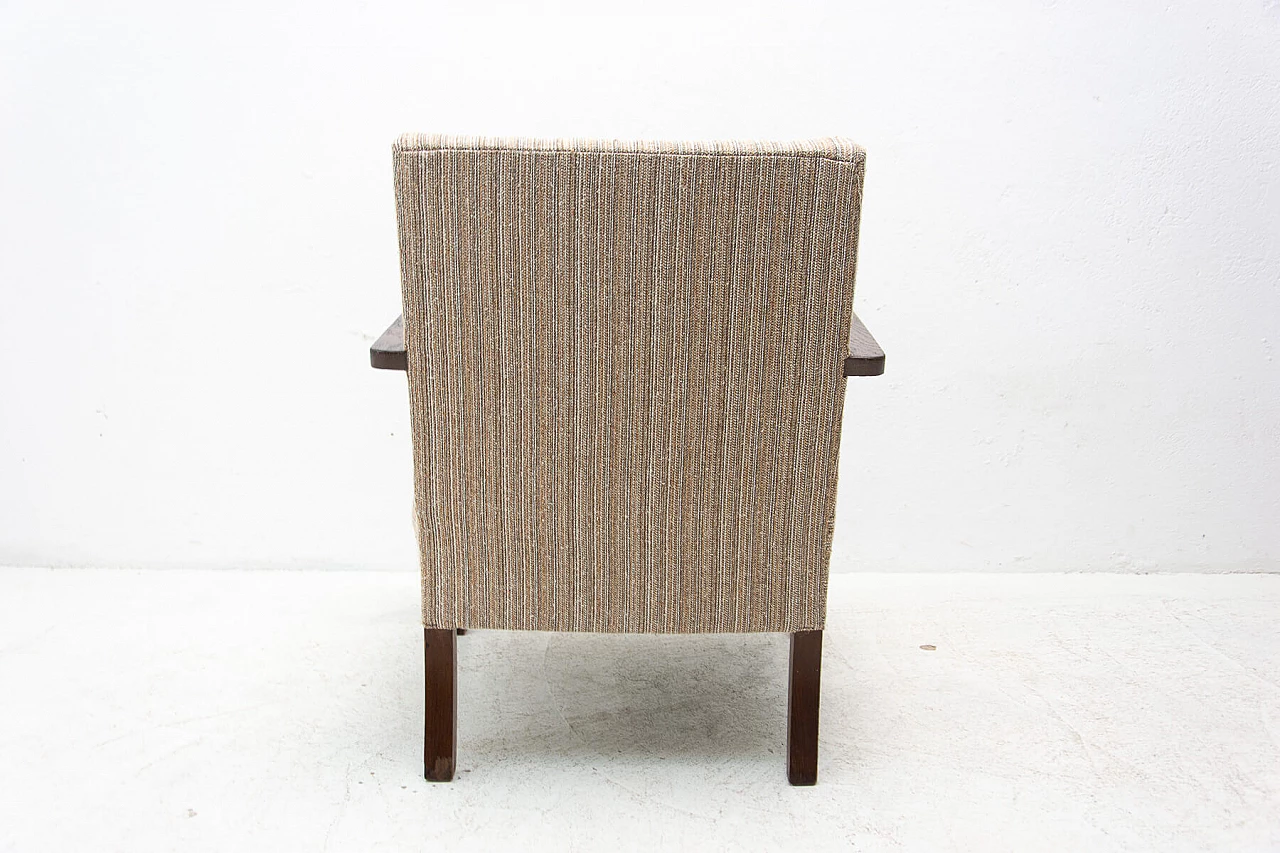 Coppia di poltrone in faggio curvato Art Deco, anni '30 21