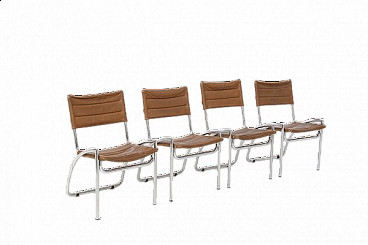 4 Lira Chairs by Gae Aulenti for Elam, 1950s
