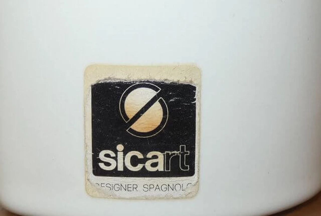 Coppia di vasi in ceramica smaltata di Angelo Spagnolo per Sicart, anni '70 6