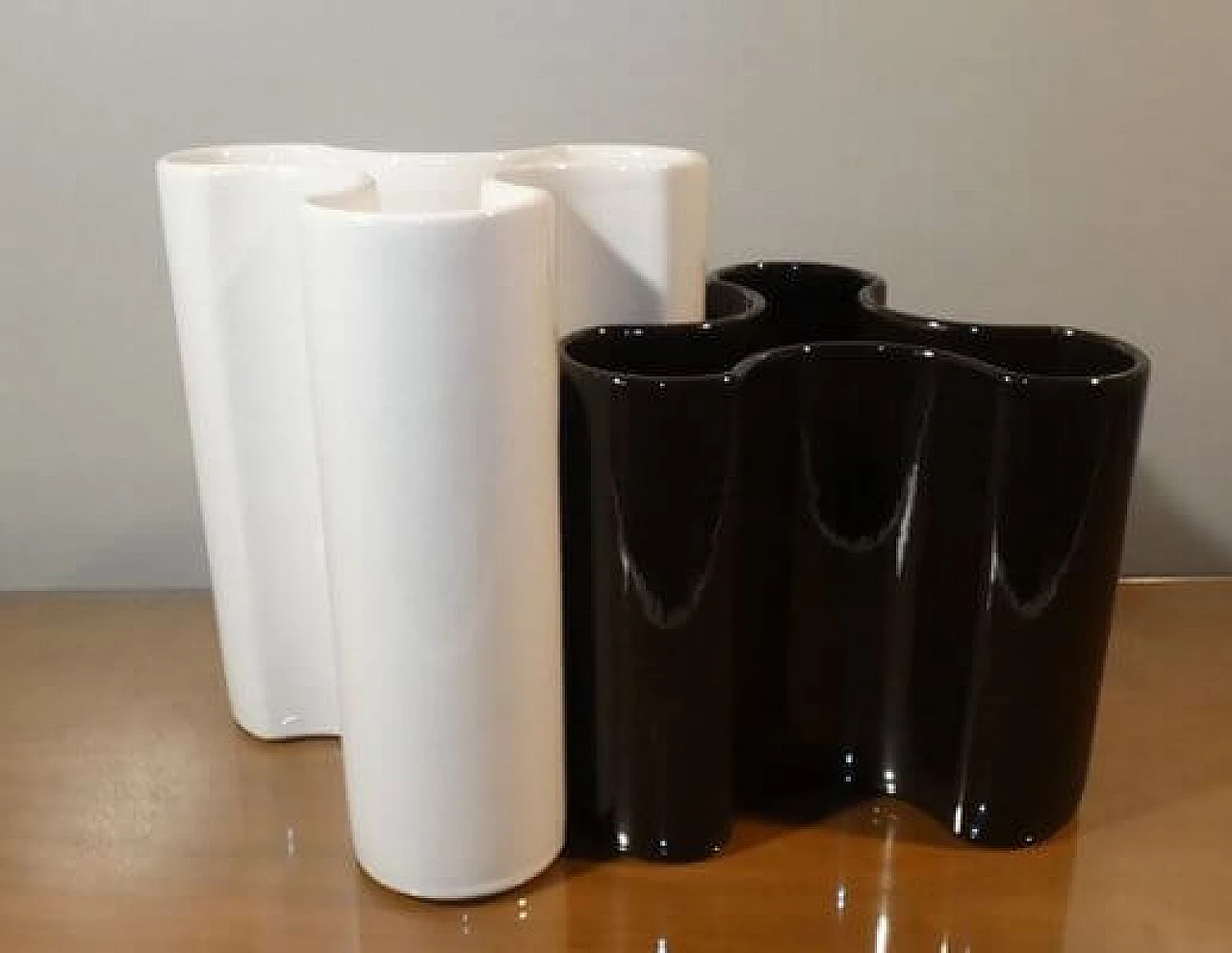 Coppia di vasi in ceramica smaltata di Angelo Spagnolo per Sicart, anni '70 15