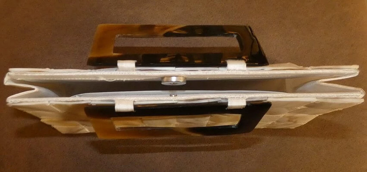 Borsa in abalone, perla e rodoide di Truzzi Milan, anni '80 6