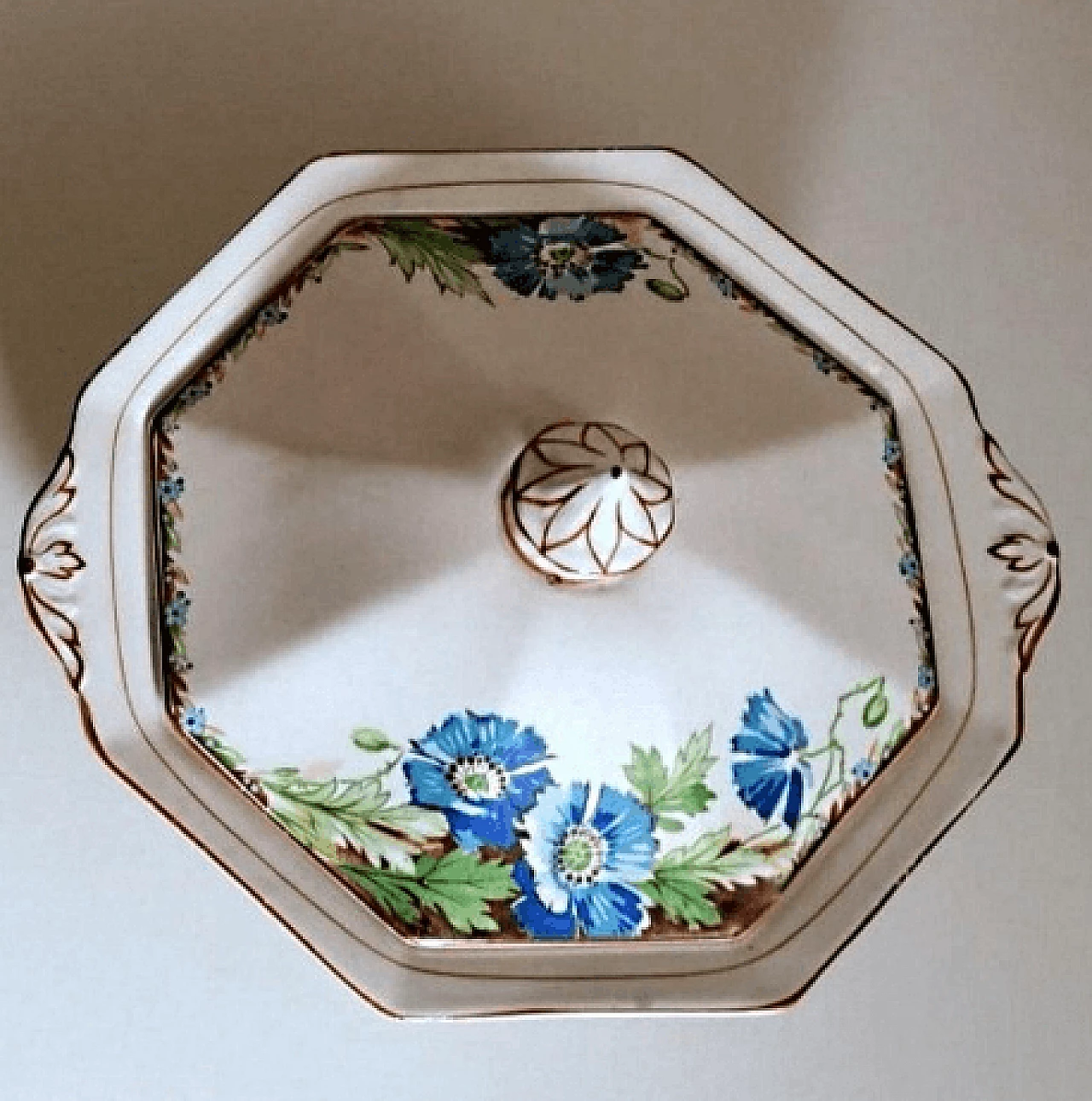 Pair of painted ceramic tureens by Arthur J. Wilkinson, 1940s 6