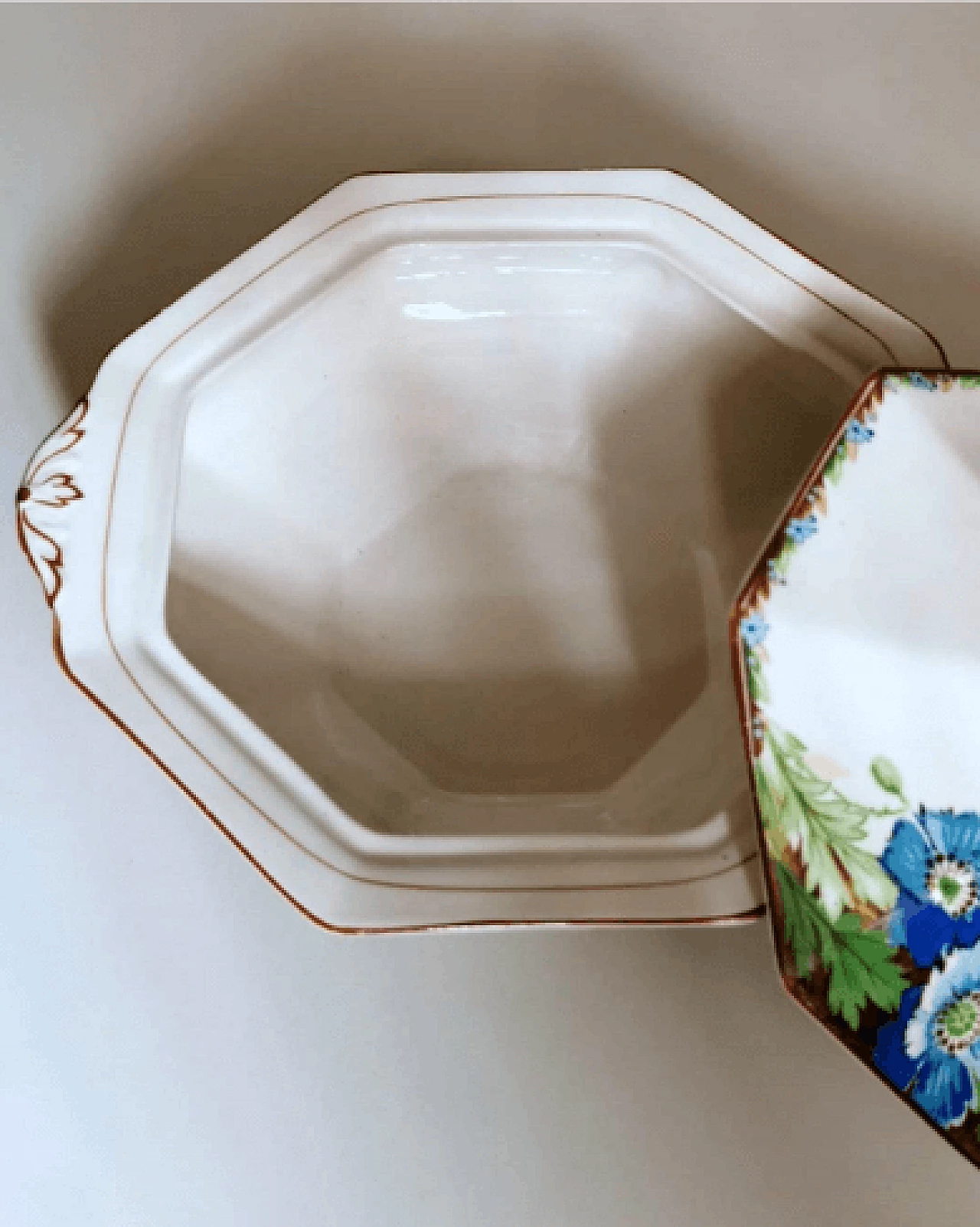 Pair of painted ceramic tureens by Arthur J. Wilkinson, 1940s 11