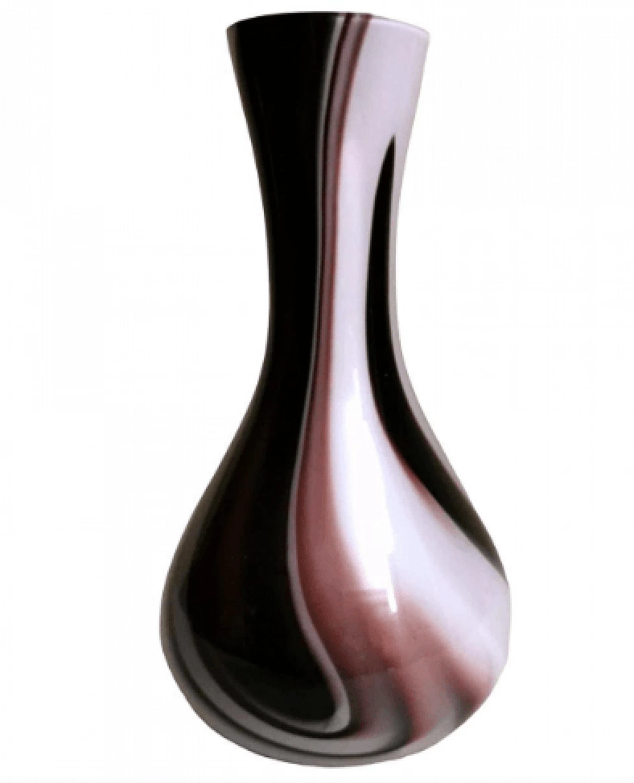 Vase in multicolor opaline Murano glass by Carlo Moretti, 1970s 1