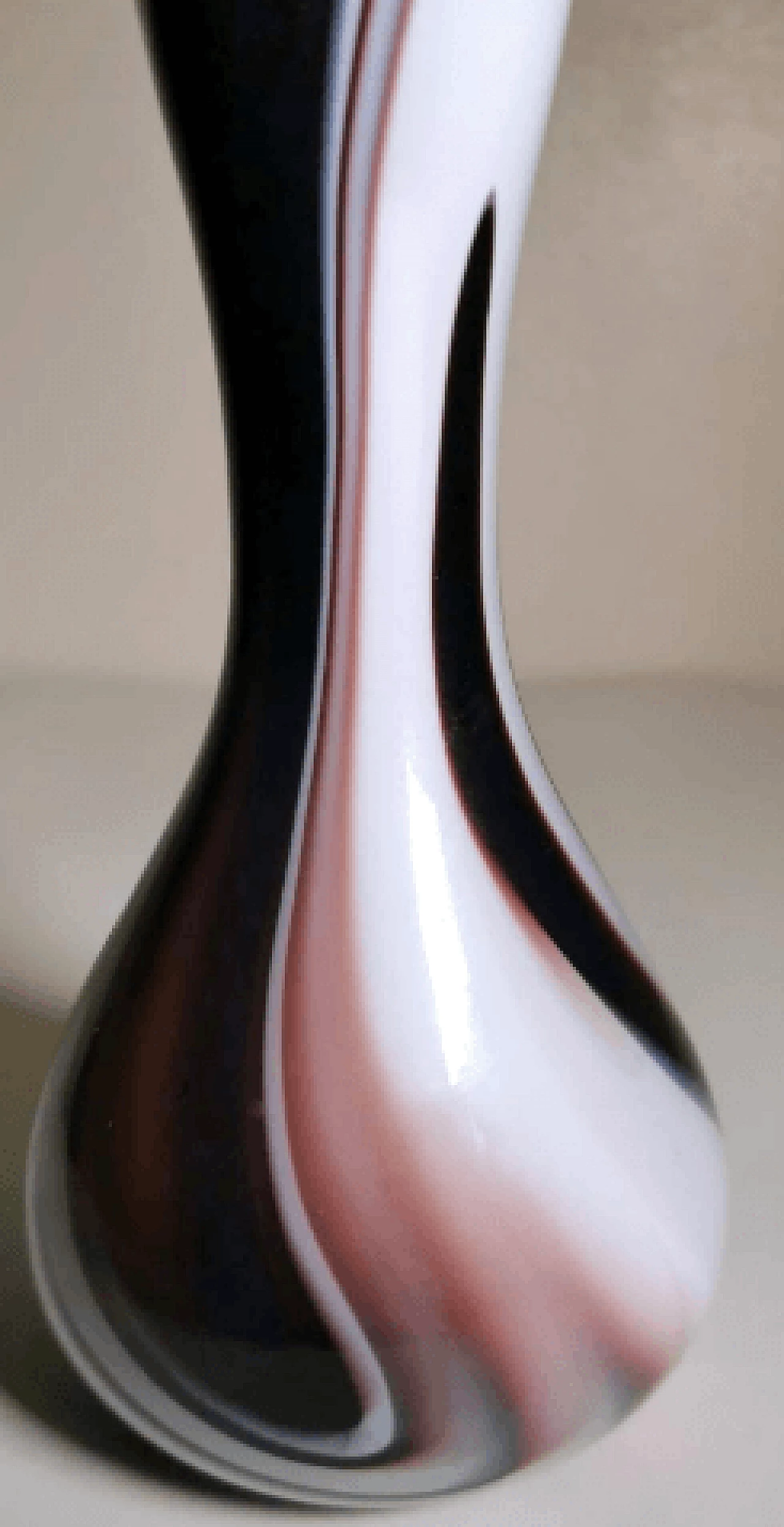Vase in multicolor opaline Murano glass by Carlo Moretti, 1970s 7