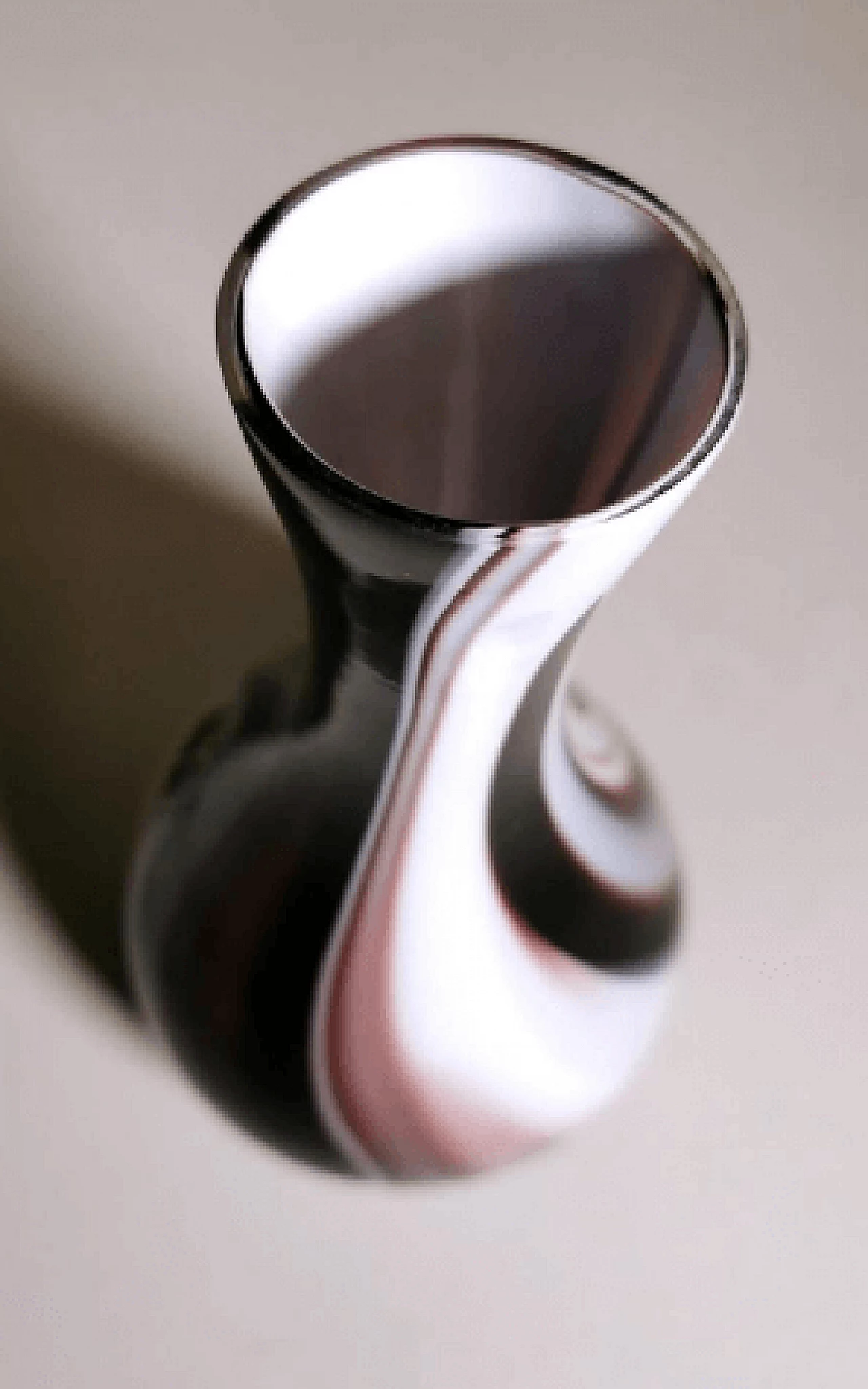 Vase in multicolor opaline Murano glass by Carlo Moretti, 1970s 8