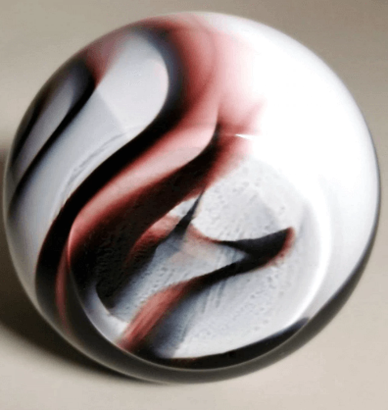 Vase in multicolor opaline Murano glass by Carlo Moretti, 1970s 9