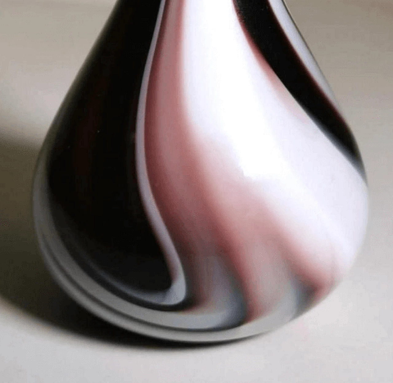 Vase in multicolor opaline Murano glass by Carlo Moretti, 1970s 10