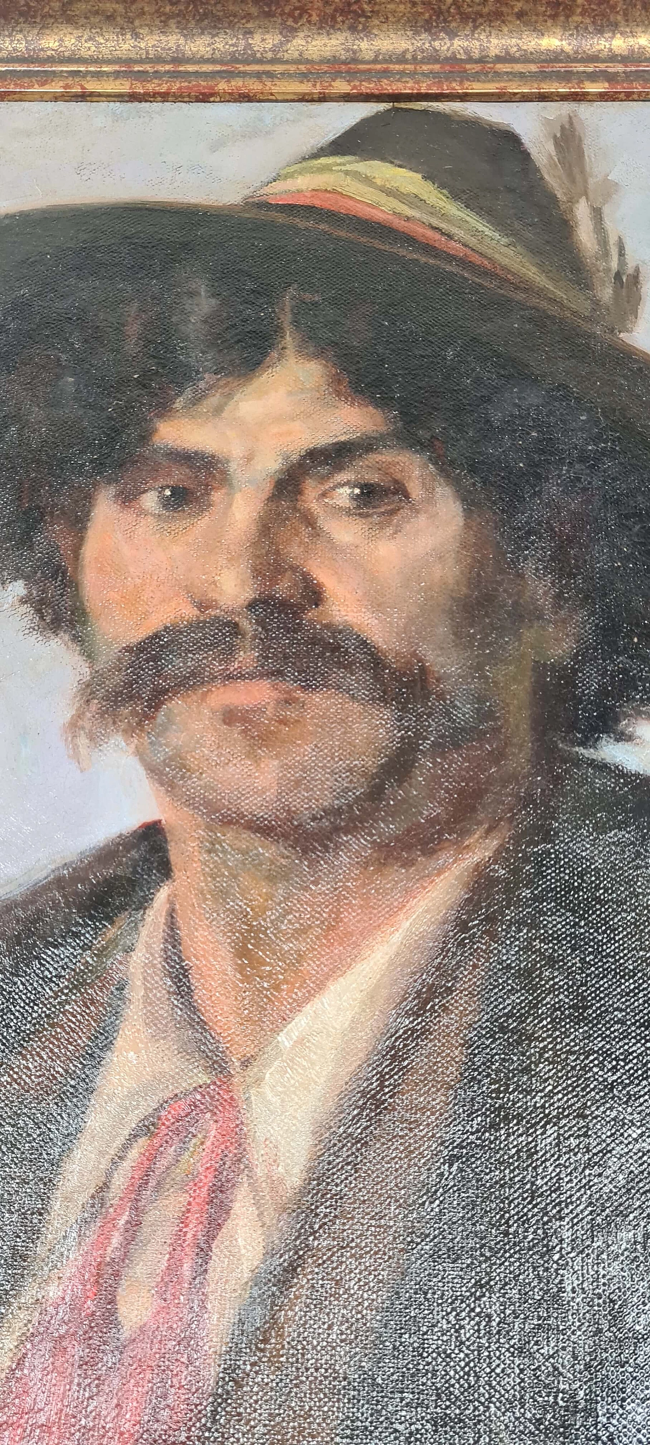Eug Schacher, portrait of Giuseppe Musolino, oil on canvas, early 20th century 2