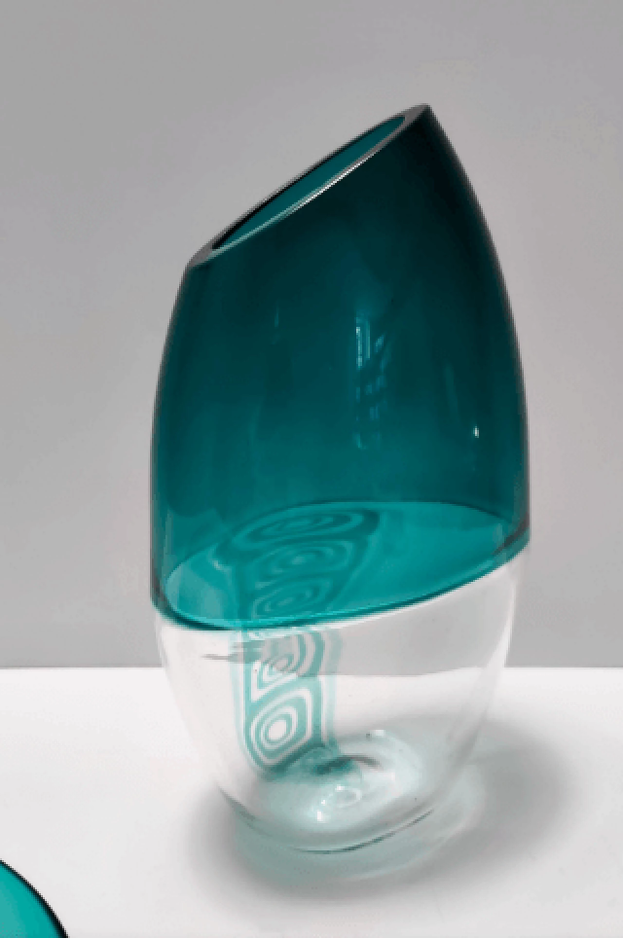 Vase and plate in Murano glass by La Murrina, 1980s 8