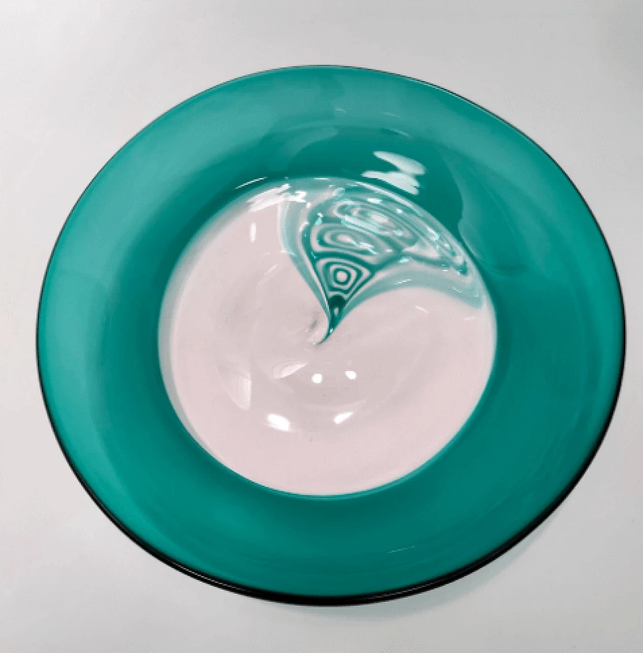 Vase and plate in Murano glass by La Murrina, 1980s 10