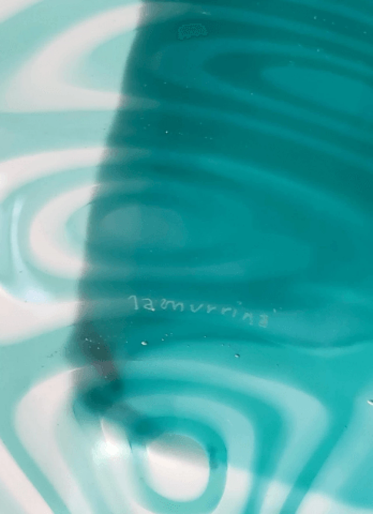 Vase and plate in Murano glass by La Murrina, 1980s 14