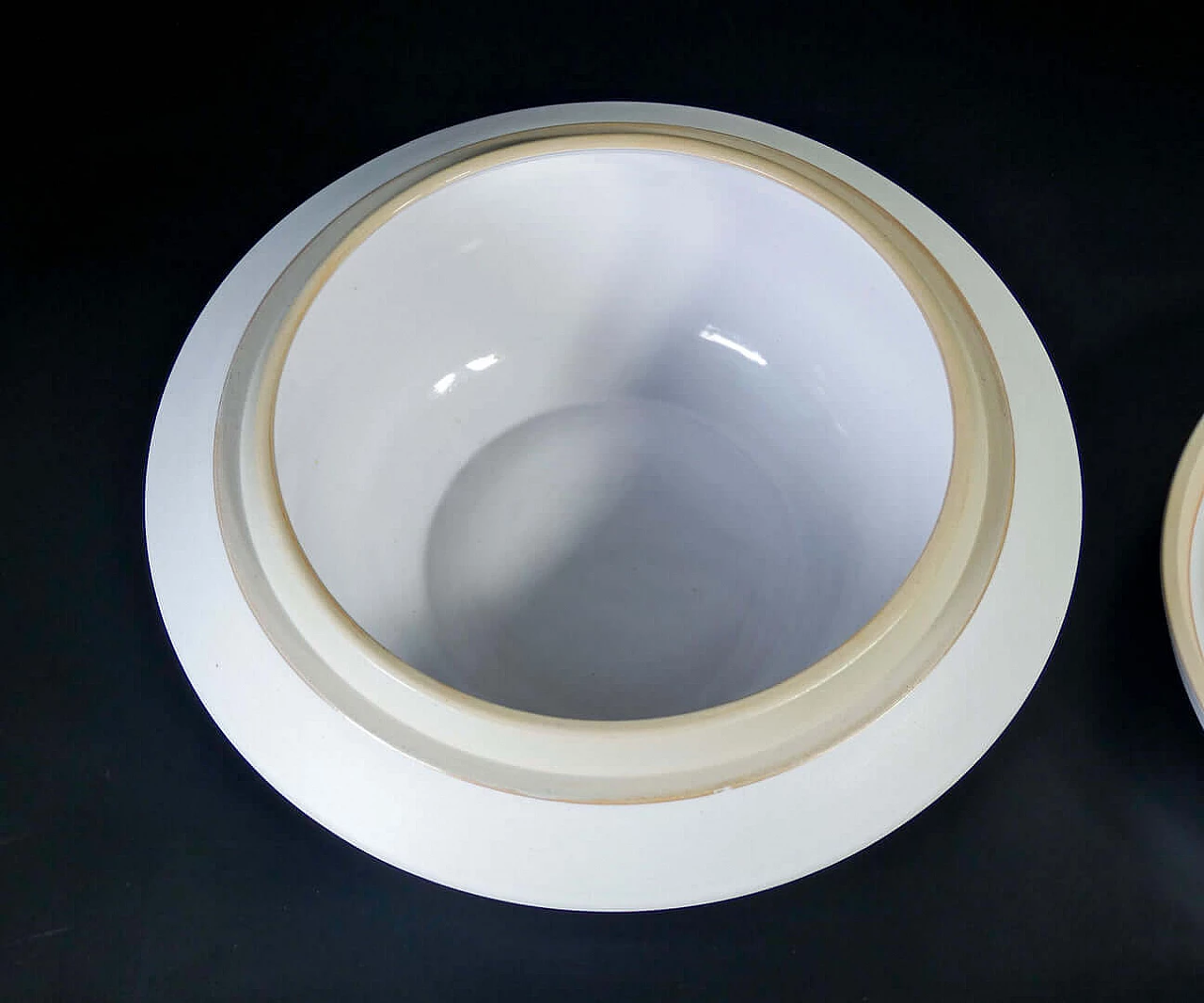 Vaso in ceramica lavorata al tornio di Franco Bucci per Laboratorio Pesaro, anni '60 6