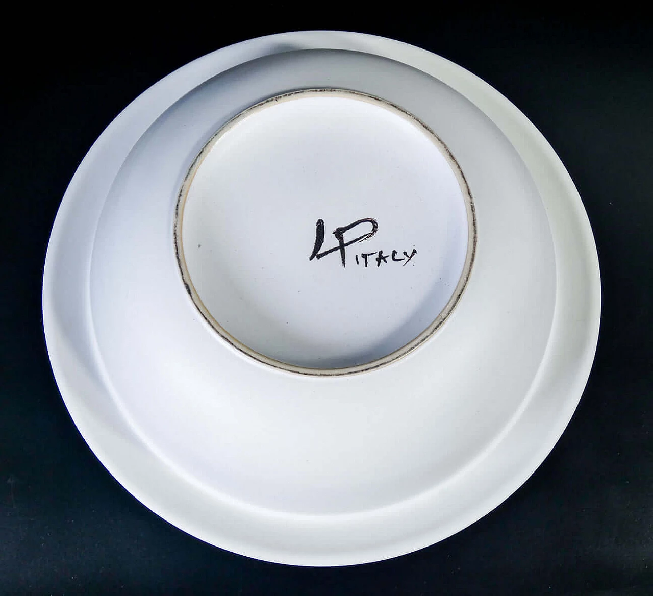 Vaso in ceramica lavorata al tornio di Franco Bucci per Laboratorio Pesaro, anni '60 8