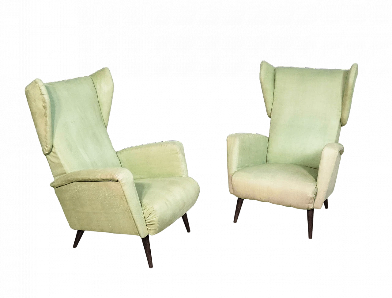 Pair of armchairs by Gio Ponti for Cassina, 1950s 12
