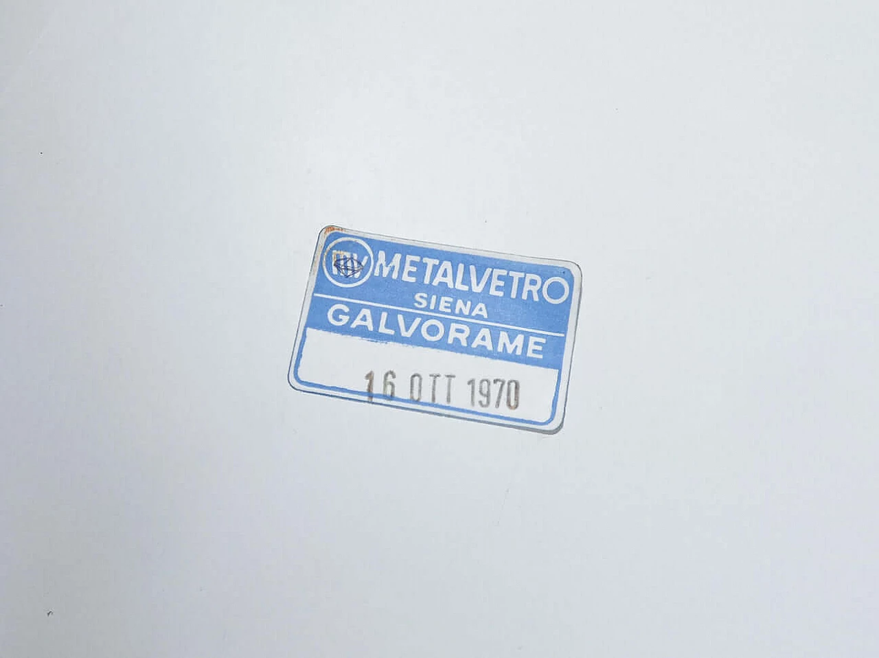 Specchio da parete di Metalvetro  Galvorame, 1970 5