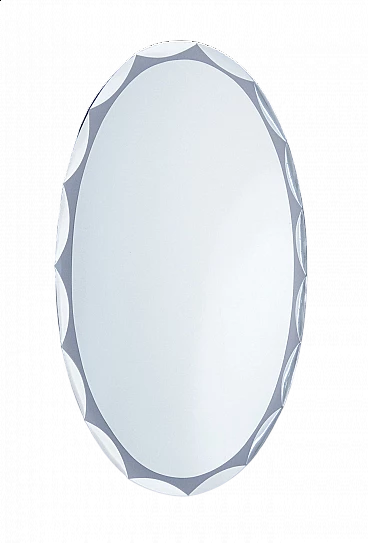 Specchio da parete di Metalvetro  Galvorame, 1970