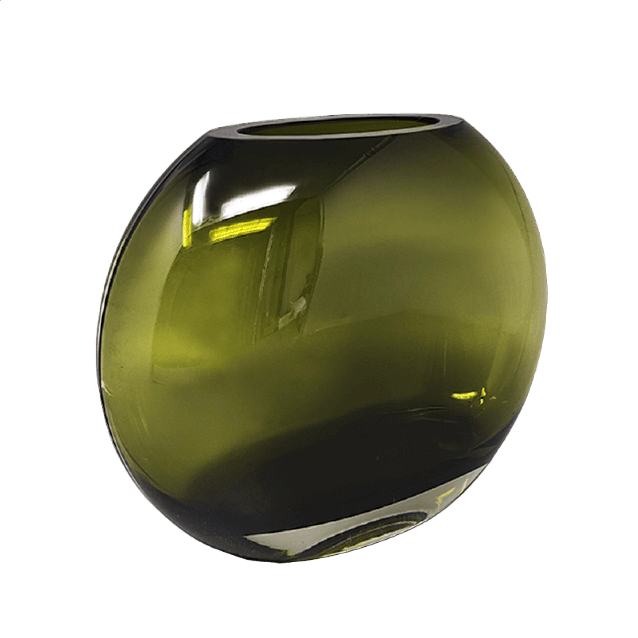 Green Murano glass vase by Flavio Poli, 1960s 10