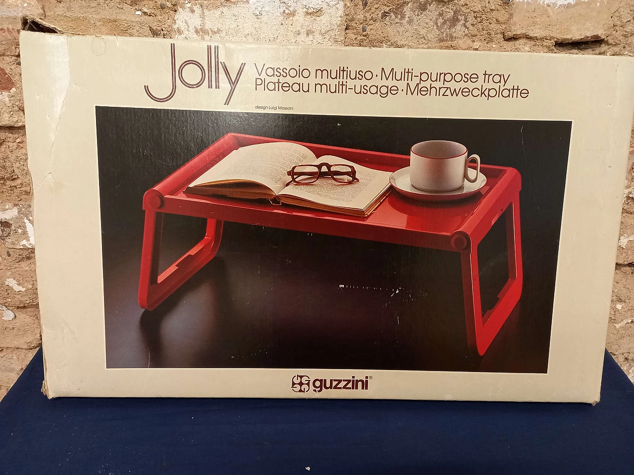 Jolly multipurpose tray by Luigi Massoni for Guzzini, 1970s 2